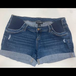 Indigo Blue Maternity Shorts